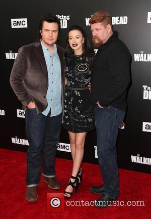 Josh Mcdermitt, Christian Serratos and Michael Cudlitz