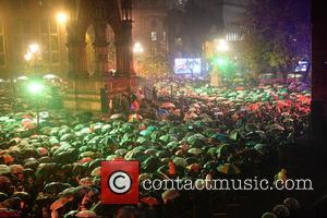 Manchester Christmas  Lights Switch On held at Manchester Town Hall - Manchester, United Kingdom - Friday 4th November 2016