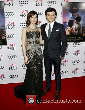 Alden Ehrenreich and Lily Collins