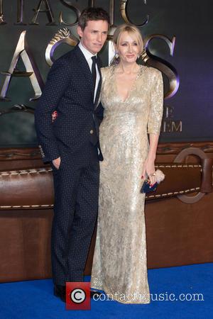 Eddie Redmayne and J.k. Rowling