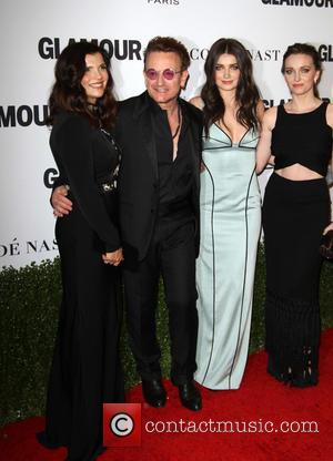 Bono, Wife Alison Hewson, Daughters Eve Hewson and Jordan Hewson