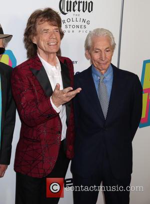 Mick Jagger and Charlie Watts