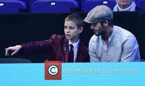 David Beckham and Romeo Beckham