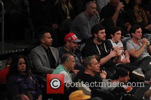 Jimmy Kimmel seen on Sunday November 20, 2016 at the Lakers game. The Chicago Bulls defeated the Los Angeles Lakers...