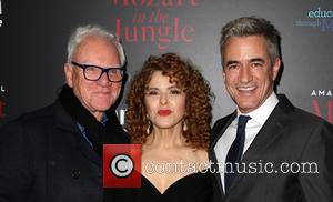 Malcolm Mcdowell, Bernadette Peters and Dermot Mulroney