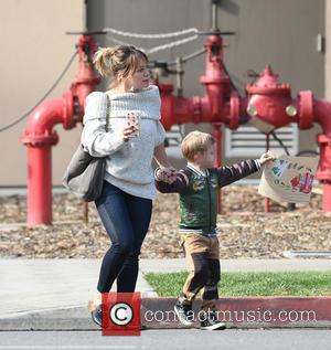 Hilary Duff and Luca Comrie