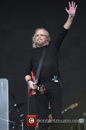Barry Gibb at Glastonbury Festival