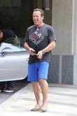 Arnold Schwarzenegger Celebrates Birthday With Sylvester Stallone