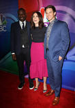 Malcolm Barrett, Abigail Spencer and Matt Lanter