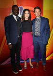 Malcolm Barrett, Abigail Spencer and Matt Lanter