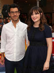 Zooey Deschanel and Jacob Pechenik