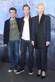 Scott Derrickson, Tilda Swinton and Benedict Cumberbatch