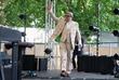 Chas Hodges and Chas & Dave at Hyde Park, London.
