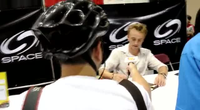 Tom Felton pleases fans at the 2011 Fan Expo in Toronto