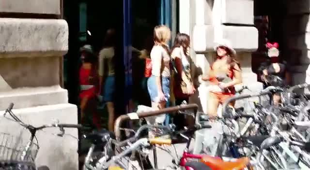 Deena Nicole Cortese and Nicole 'Snooki' Polizzi are spotted acting drunk and disorderly on the streets of Florence, exactly what the mayor of the city was afraid of (Part 1)