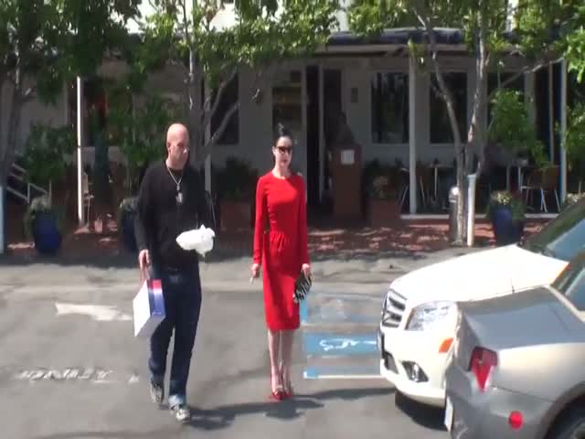 Dita Von Teese leaving the Fred Segal boutique in West Hollywood