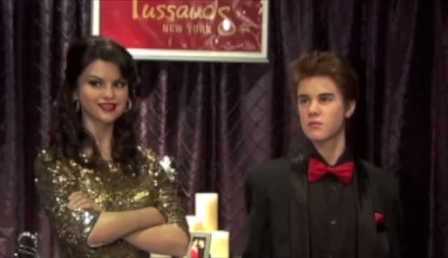 Selena Gomez and Justin Bieber Waxworks Unveiled