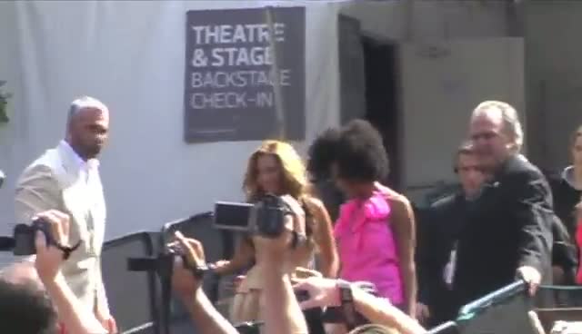 Nicki Minaj Stuns With Leopard Inspired Outfit - Oscar De La Renta Arrivals NYFW 2011 Part 1