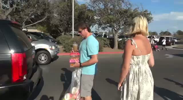 Tori Spelling Leaving Malibu Fair With Her Brood