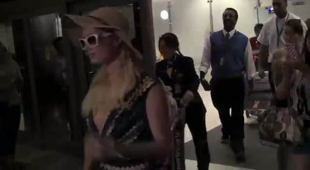 Paris Hilton Happy To Be Home As She Arrives In LA