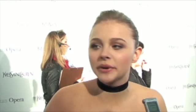 Chloe Moretz Talks About 'Boring' Drive To The Opera - Jules Massenet's Manon New York Premiere Arrivals Part 2