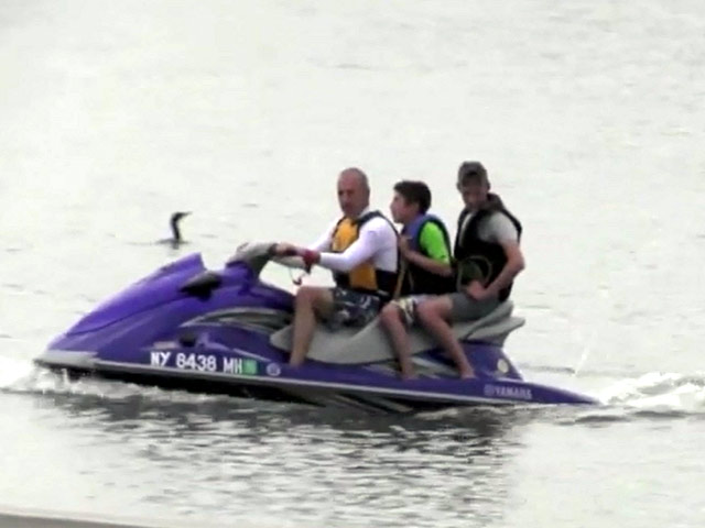 Matt Lauer Goes Jetskiing On A Trip To The Hamptons With Family