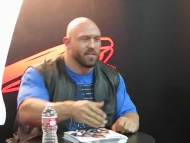 WWE Wrestler Ryback Signs Autographs At 2013 Licensing Expo in Las Vegas