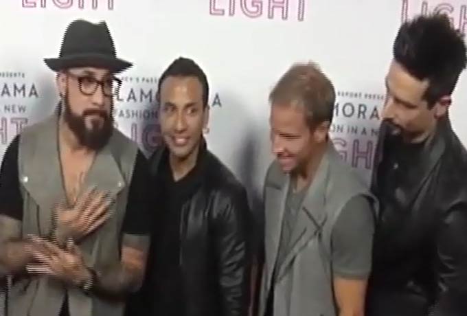 Backstreet Boys Attend The Macy's Passport 'Glamorama' Show - Part 1
